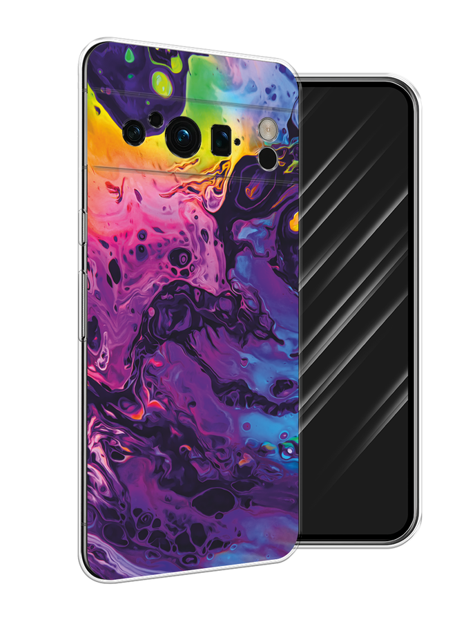 

Чехол Awog на Google Pixel 8 Pro "ACID fluid", Бордовый, 271650-1