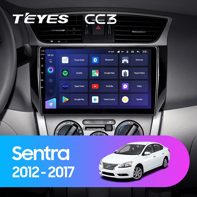 Штатная магнитола Teyes CC3 432 Nissan Sentra B17 2012-2017 3771400₽