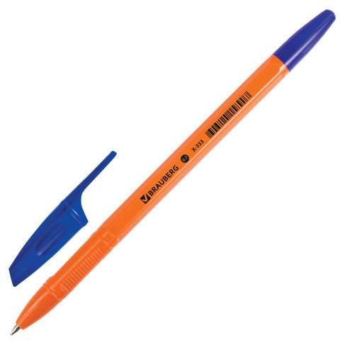 

Ручка шариковая Brauberg "X-333 Orange" 142409, синяя, 0.35 мм, 50 штук