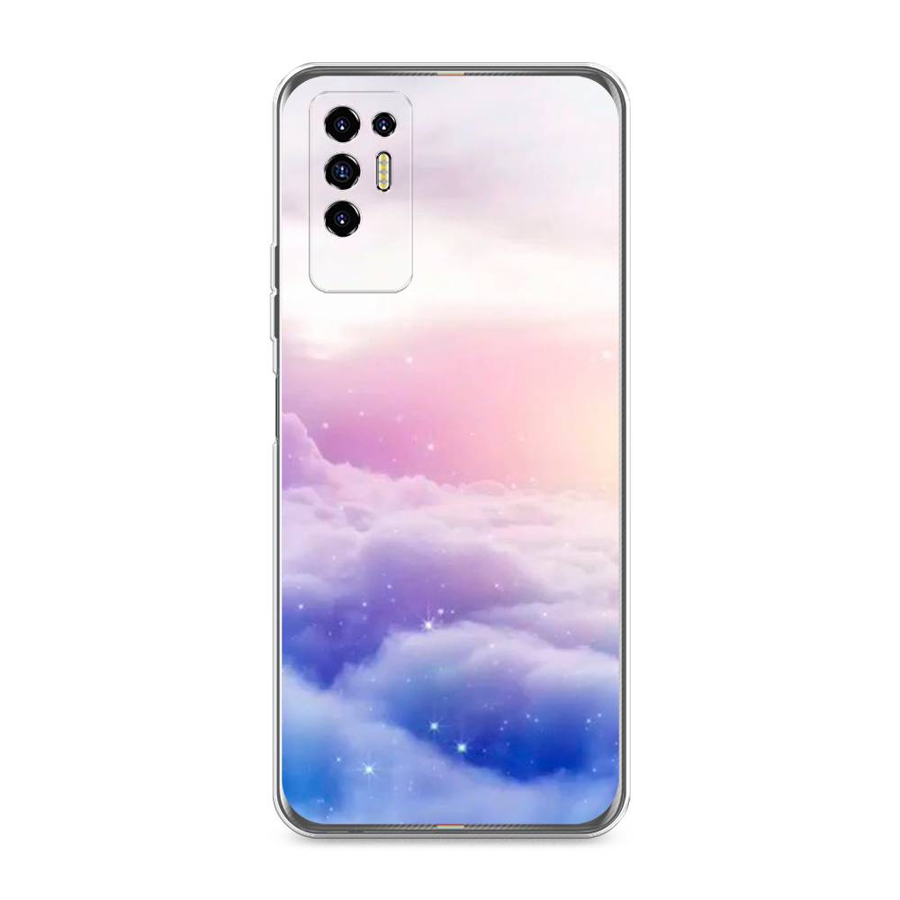 

Чехол для Tecno Pova 2 "Небеса", Голубой;белый;розовый, 300550-2
