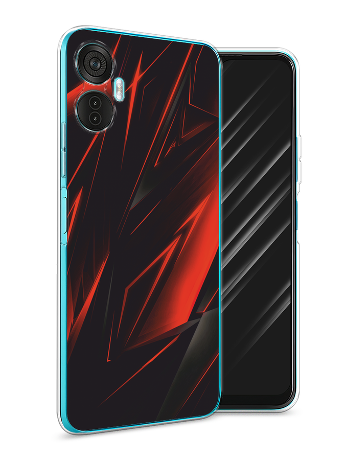 

Чехол Awog на Itel Vision 5 Plus "Игровой фон", Бордовый;красный;черный, 3201150-1