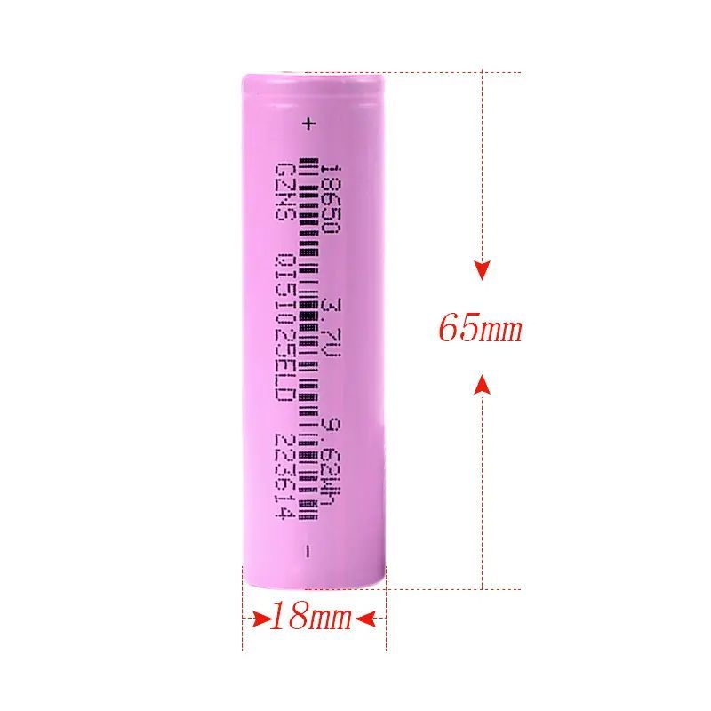 Аккумулятор 18650 Li-ion 3.7В 2600mAh аккумулятор 18650 высокотоковый lg m26 2600mah lggbm261865