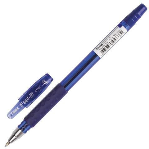 фото Ручка шариковая pentel "feel it!" 142670, синяя, 0.7 мм, 12 штук