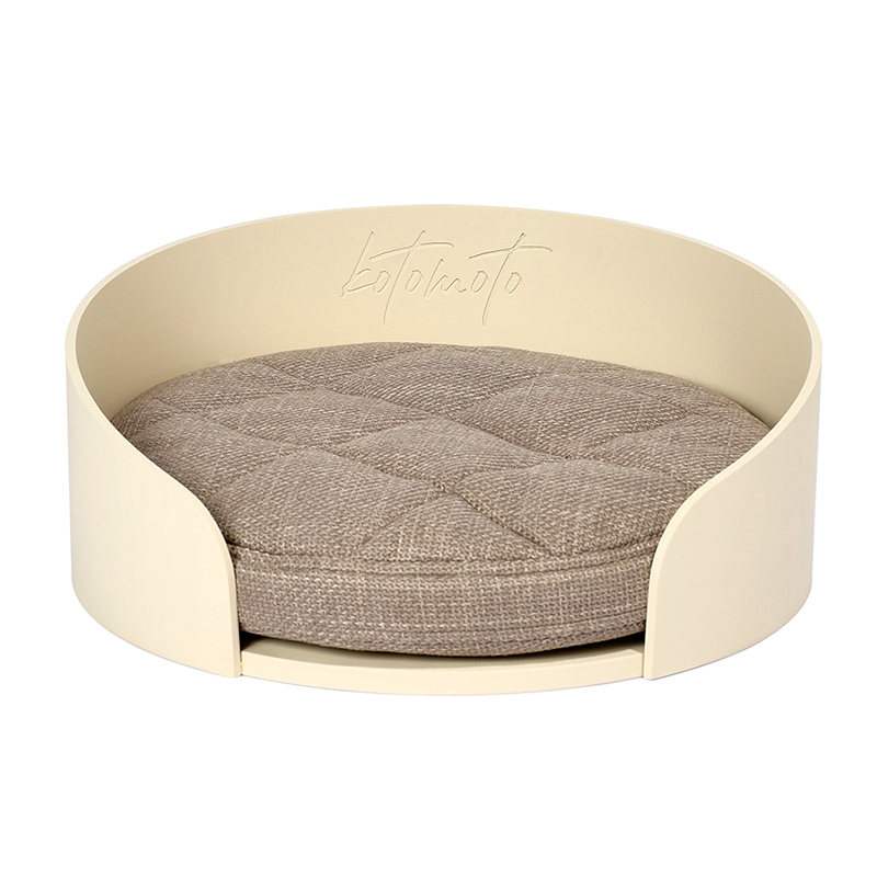 

Лежанка для домашних животных Котомото для мелких пород круглая, бежевый, 48 х 48 х 20 см, KFF0004