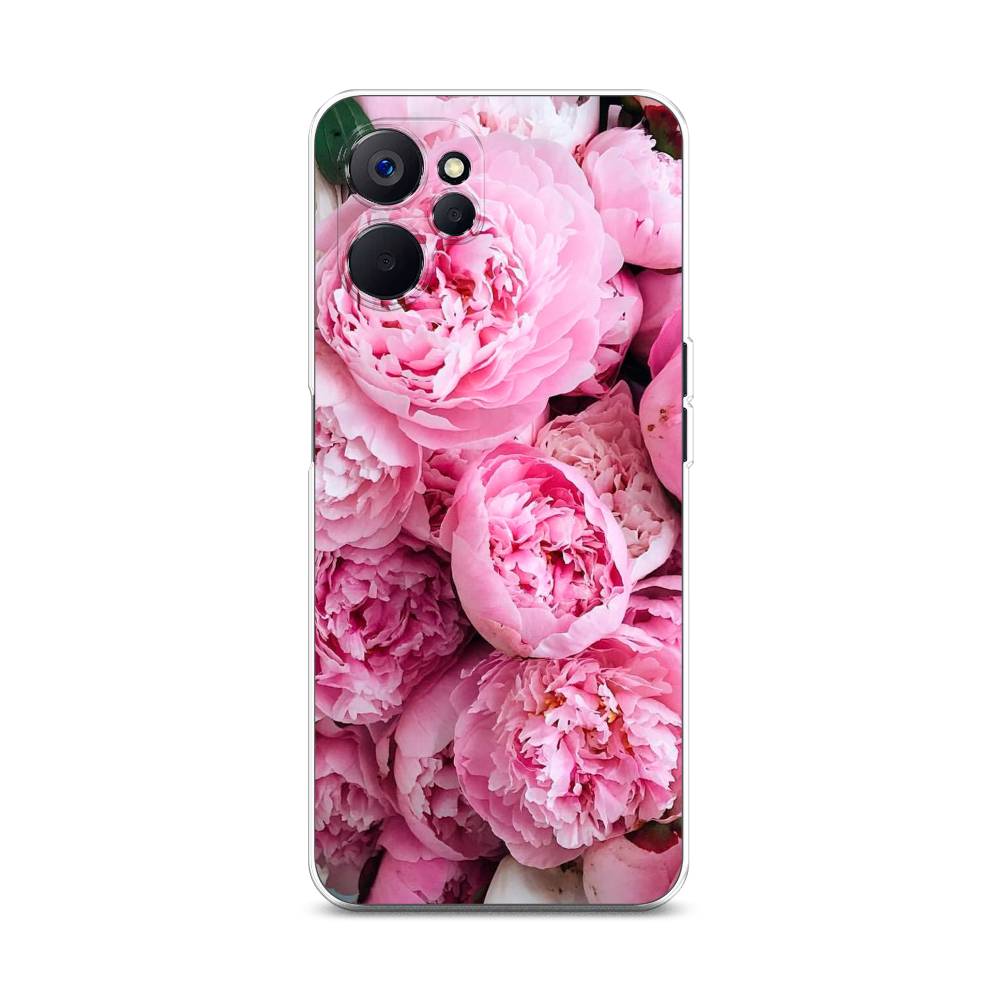 

Чехол на Realme 10 5G "Розовые пионы", Бежевый;розовый, 2512650-2