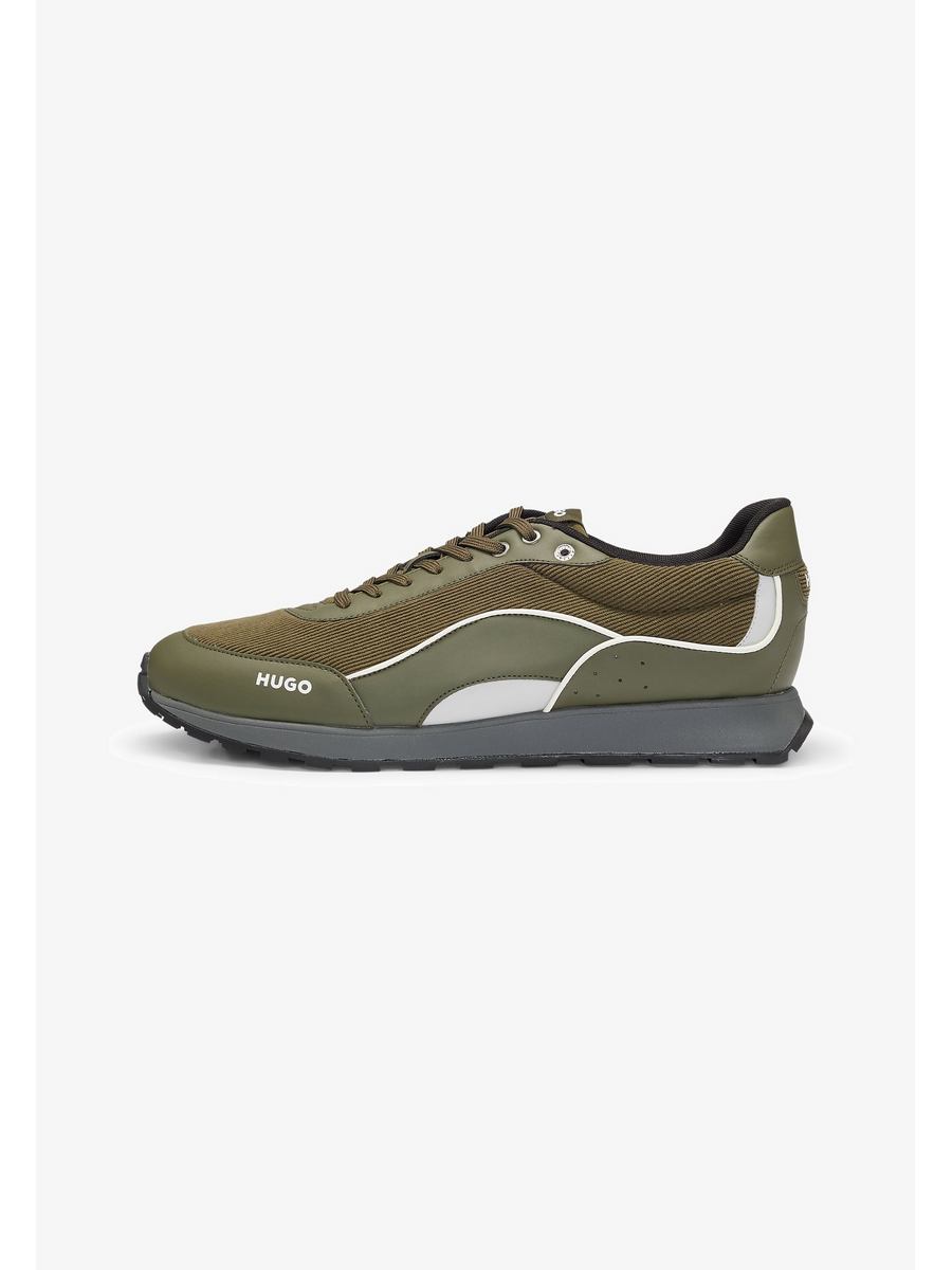 

Кроссовки мужские HUGO BOSS HU712N02N зеленые 44 EU, Зеленый, HU712N02N