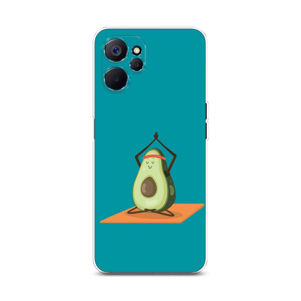 

Чехол на Realme 10 5G "Расслабься с авокадо", Голубой, 2512650-6