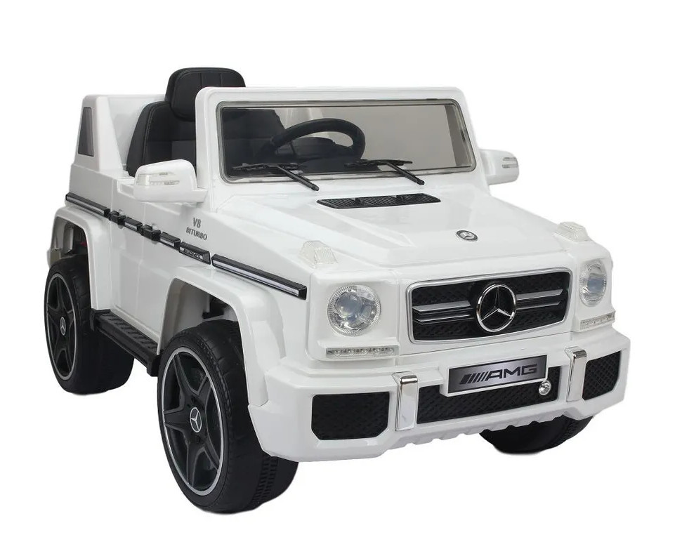 

Электромобиль Jiajia Mercedes Benz G63 белый JJ263, Mercedes Benz G63