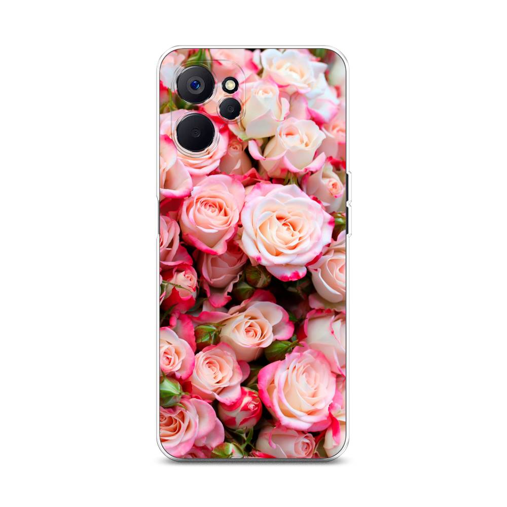 

Чехол на Realme 10 5G "Много роз", Розовый, 2512650-2