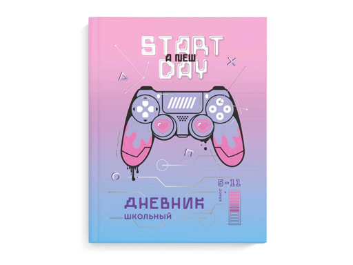 

Дневник школьный 5-11 класс Феникс+ А5+, 48 л. "Начать новую игру" 60098, Разноцветный