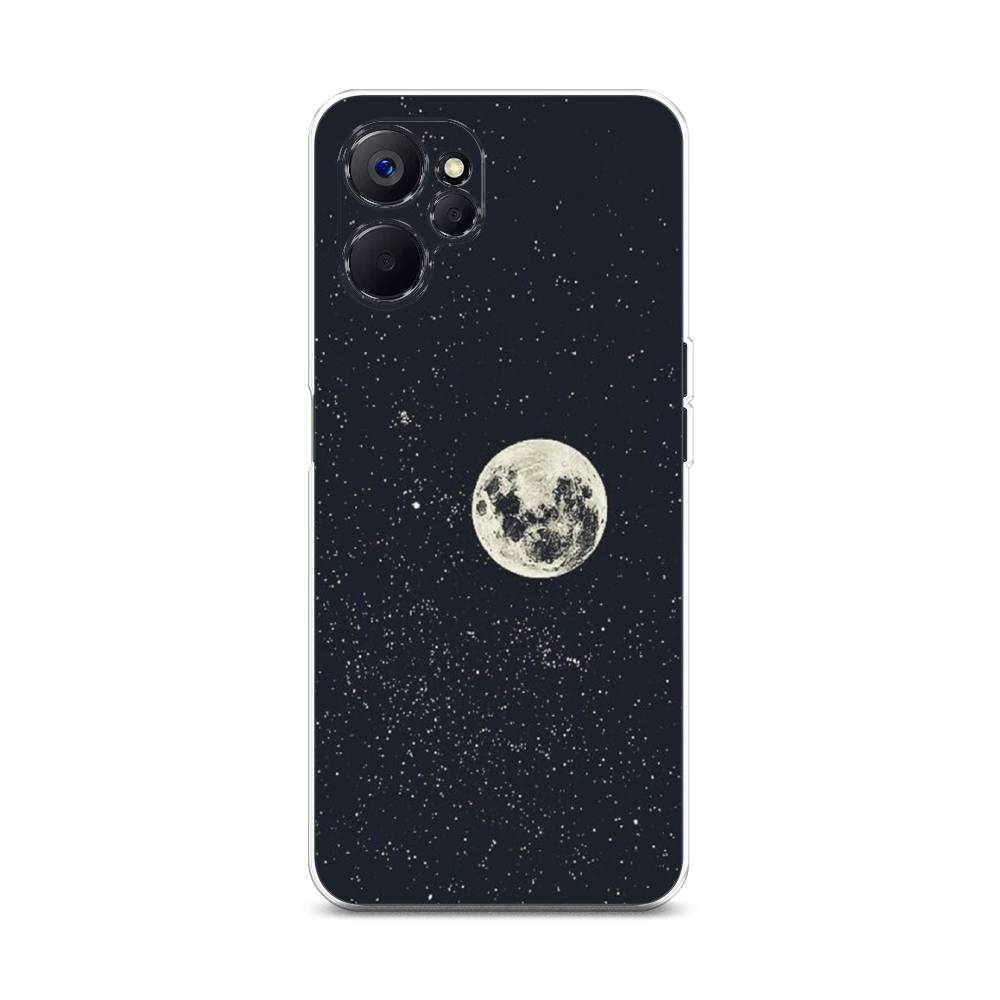 

Чехол на Realme 10 5G "Полнолуние", Красный, 2512650-2