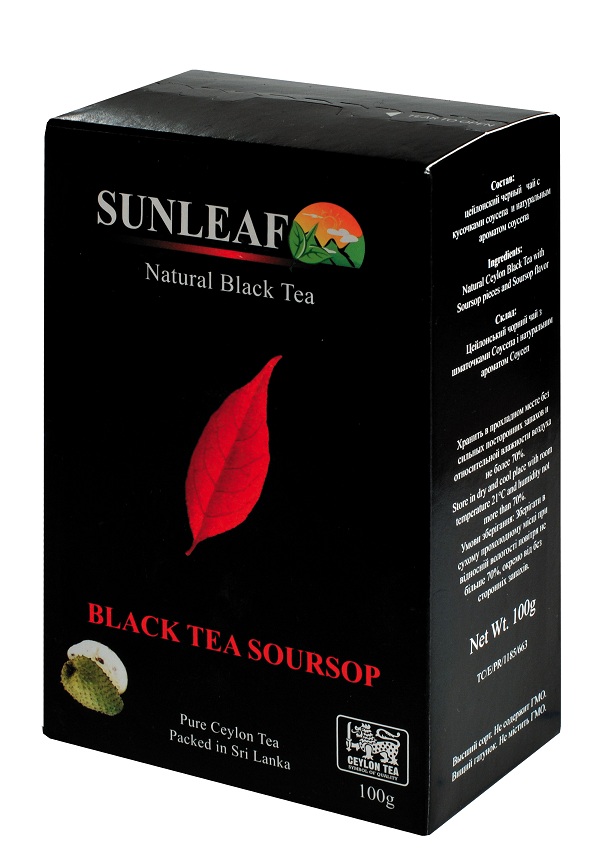 Чай черный цейлонский Sunleaf листовой Саусеп, 100 г