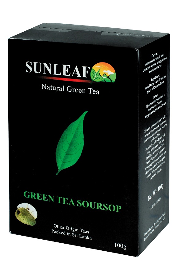 Чай зеленый цейлонский Sunleaf листовой Саусеп, 100 г