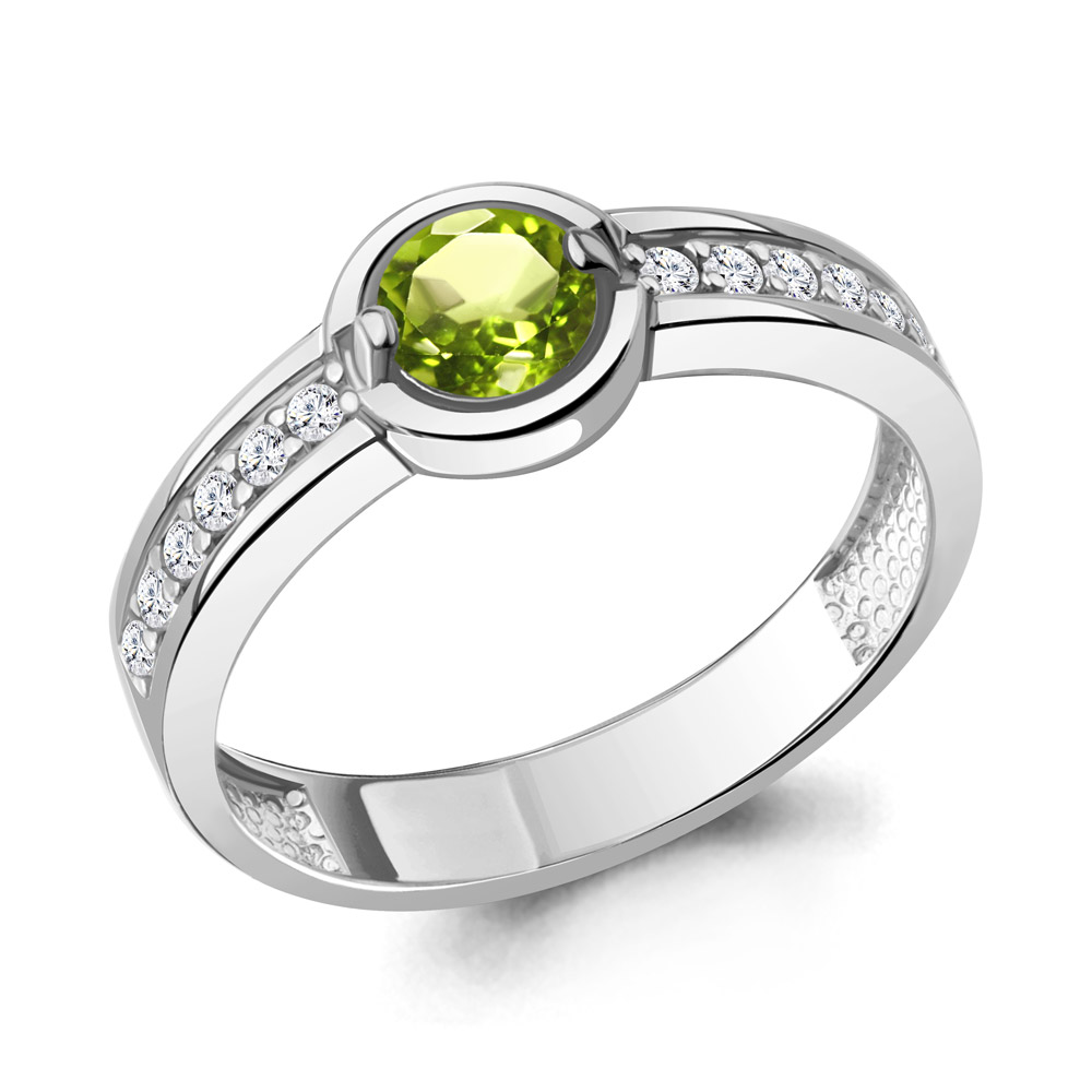 

Кольцо из серебра р. 18,5 AQUAMARINE 6980007А_925_р, 6980007А_925_р