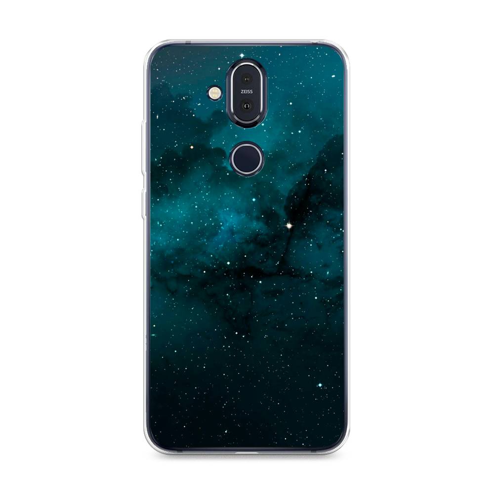

Чехол на Nokia 8.1 "Синий космос", 122250-2