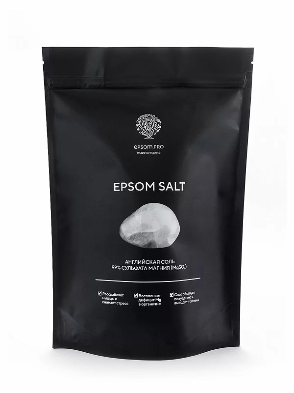 Соль для ванн, Английская соль Epsom, 7.5 КГ