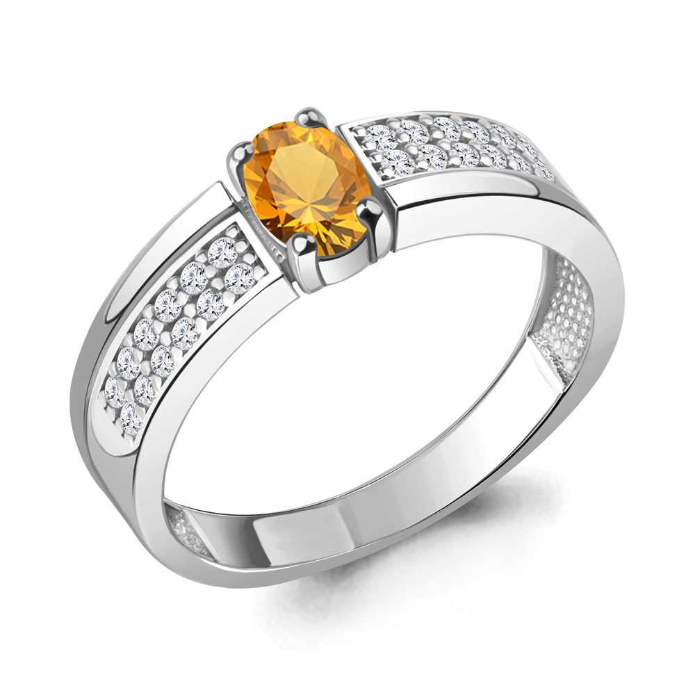 

Кольцо из серебра р. 17 AQUAMARINE 6980506А_925_р, 6980506А_925_р