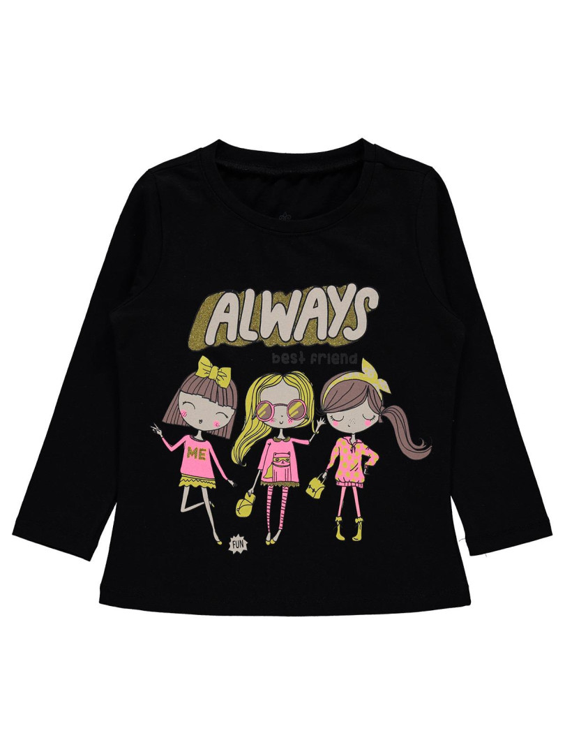 

Лонгслив Civil Girls 19F19E462K21 черный 24-36 мес (доставка из-за рубежа), 19F19E462K21