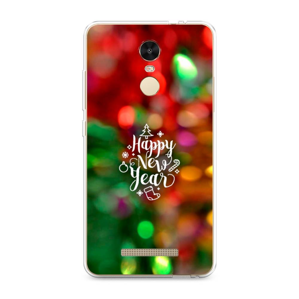 

Чехол на Xiaomi Redmi Note 3/Note 3 Pro "Новый Год на елке", Зеленый;красный;желтый, 31750-5