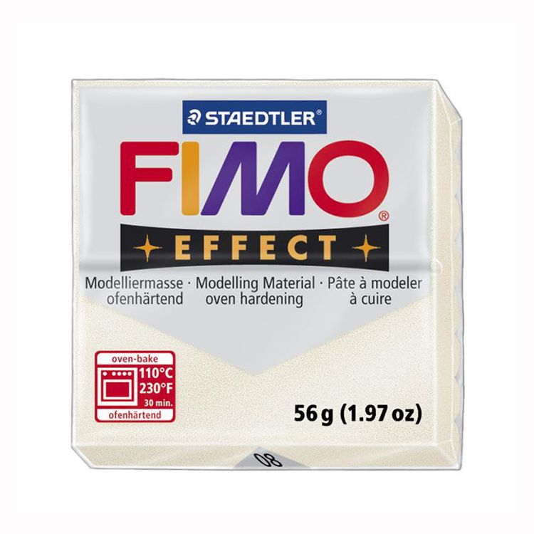 

Полимерная глина FIMO Effect 8020-08 перламутровый металлик, 57 г 8020-08