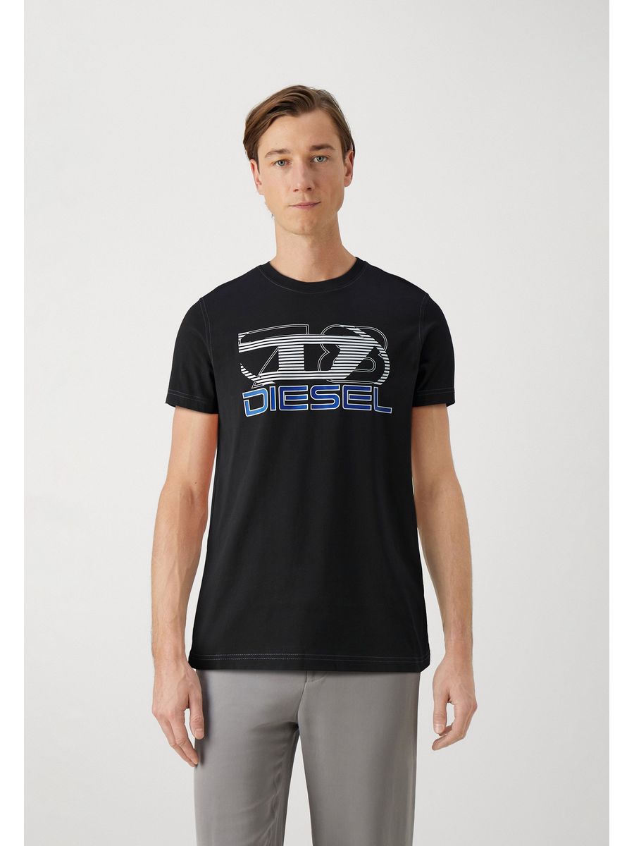 

Футболка мужская DIESEL DI122O0MT черная S, Черный, DI122O0MT