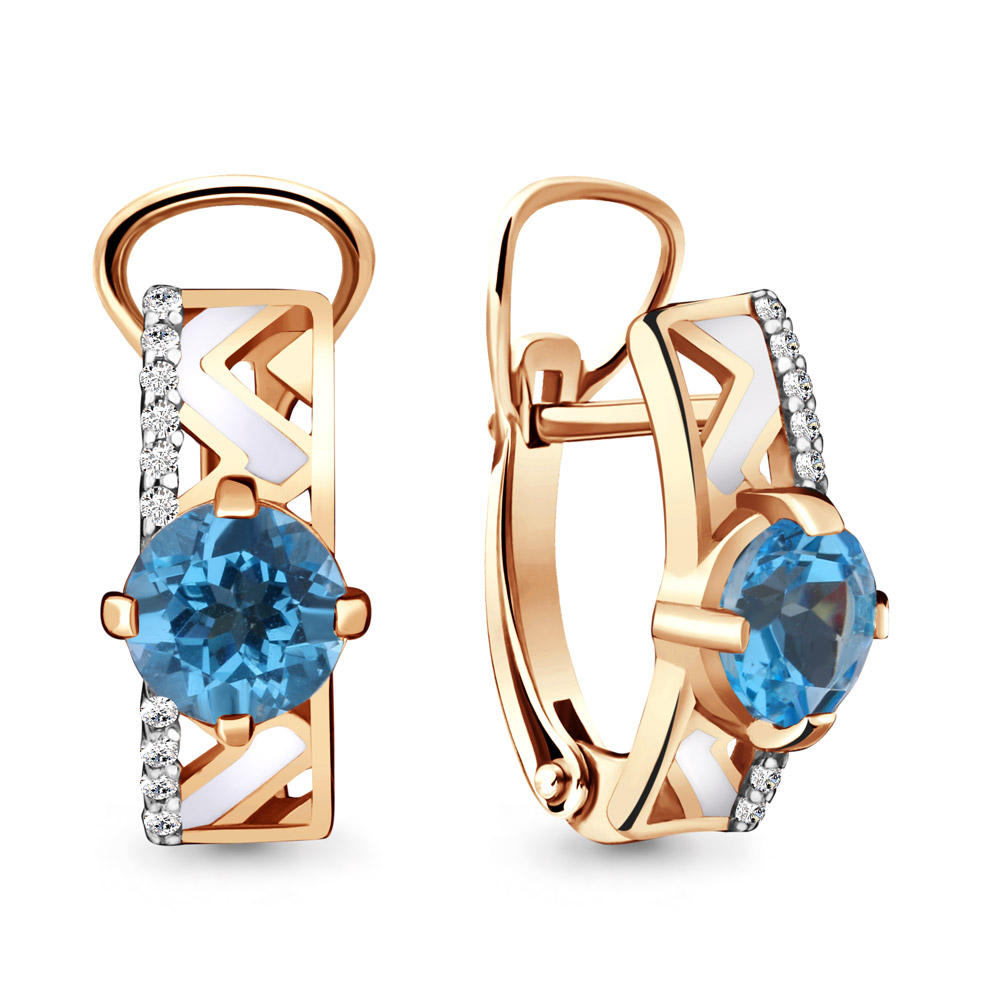 

Серьги из золота 4464005А_585_кз, 4464005А_585_кз