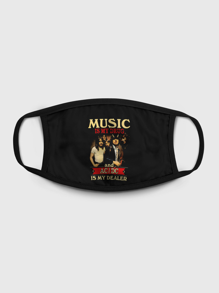 

Многоразовая маска унисекс Burnettie Musyc Is My Drug And Ac/Dc Is My Dealer, Разноцветный, Musyc Is My Drug And Ac/Dc Is My Dealer