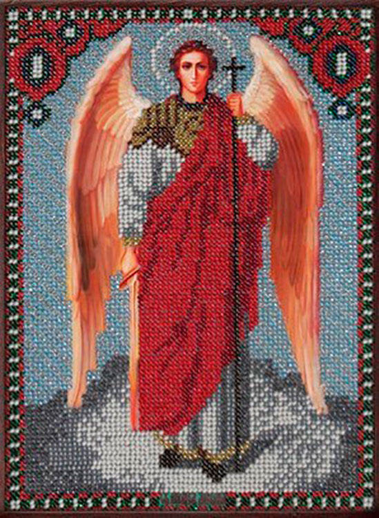 Принт для вышивки бисером Вышиваем Святой Архангел Михаил ПР903