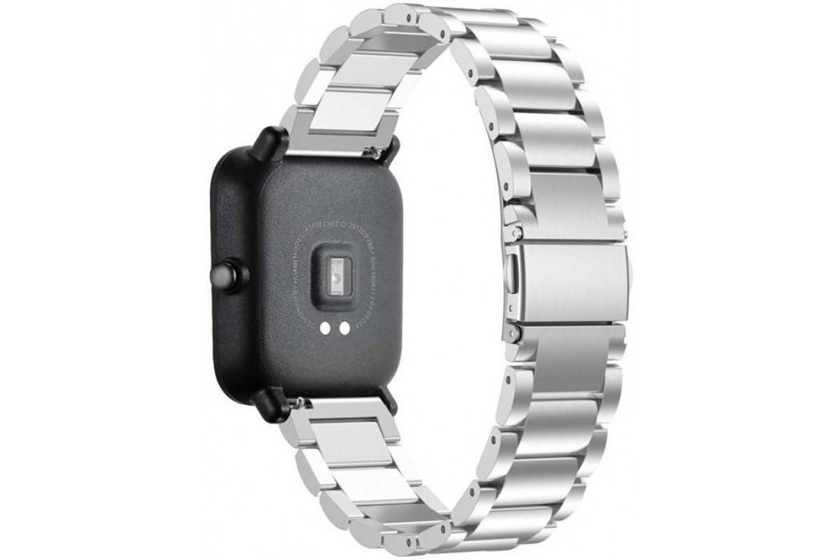 

Ремешок 22мм для Amazfit GTR47мм/ Pace/ Stratos/ Stratos+/ Stratos3, серебряный, Ремешок блочный металлический 22мм для Amazfit GTR47мм/ Pace/ Stratos/ Stratos+/ Stratos3