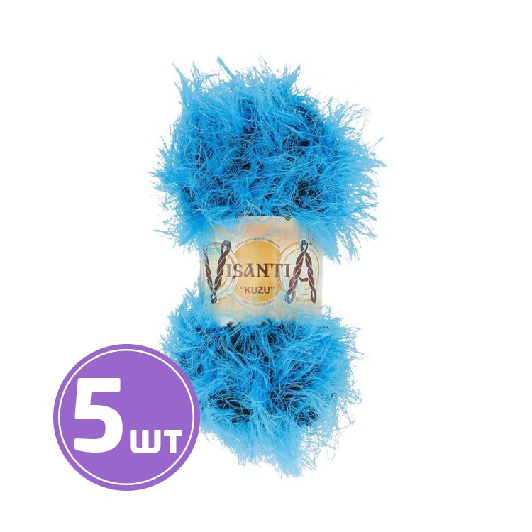 

Пряжа Visantia KUZU (06), ярко-голубой, 5 шт. по 100 г KUZU-06
