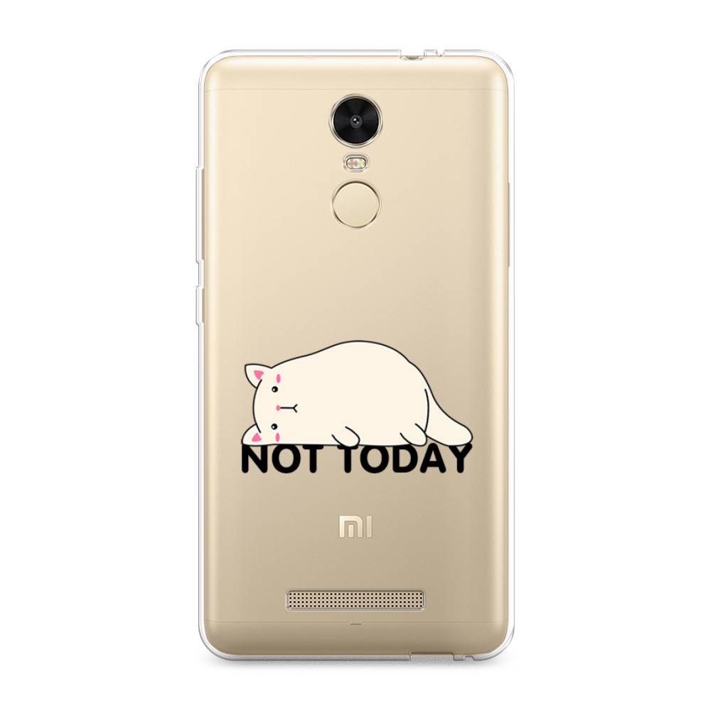 

Чехол на Xiaomi Redmi Note 3/Note 3 Pro "Cat not today", Белый;розовый;черный, 31750-1