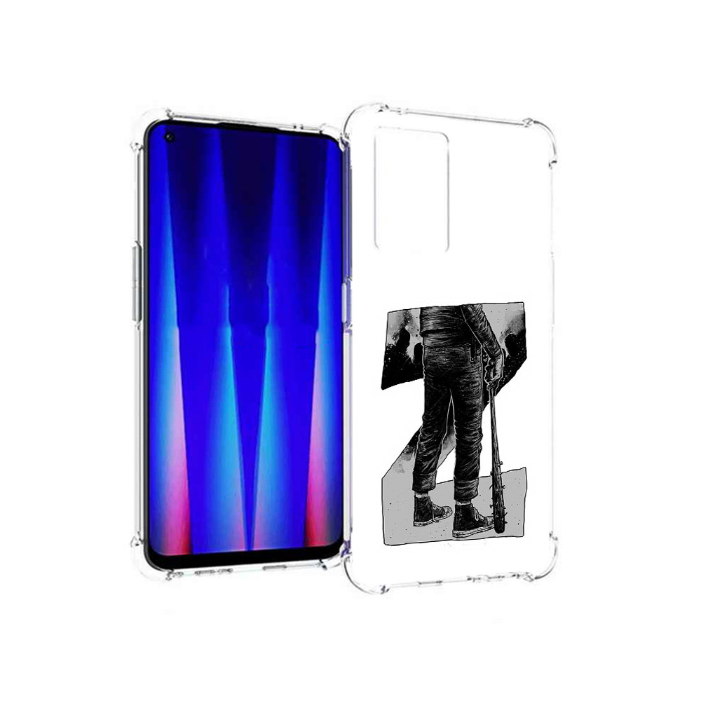 

Чехол MyPads Tocco для OnePlus Nord CE 5G воин черно белый, Tocco