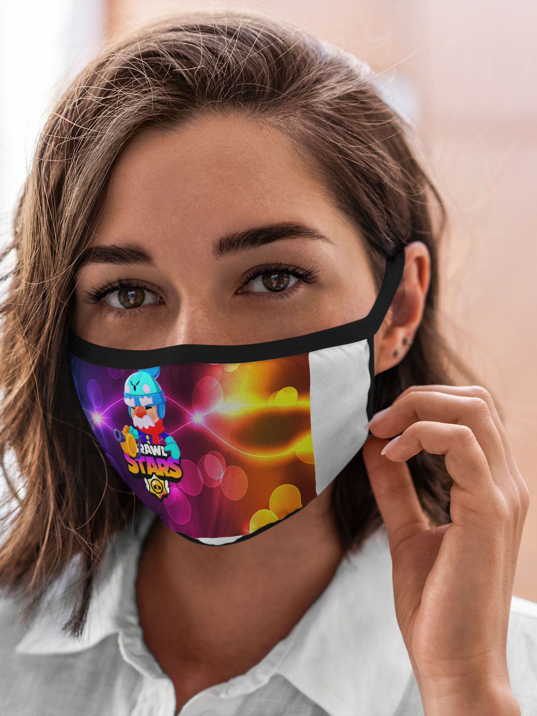 

Многоразовая маска унисекс Burnettie Brawl Stars Gale, Разноцветный, Brawl Stars Gale