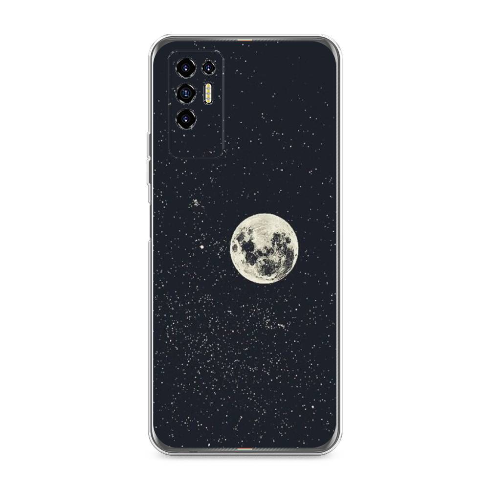 

Чехол для Tecno Pova 2 "Полнолуние", Красный, 300550-2
