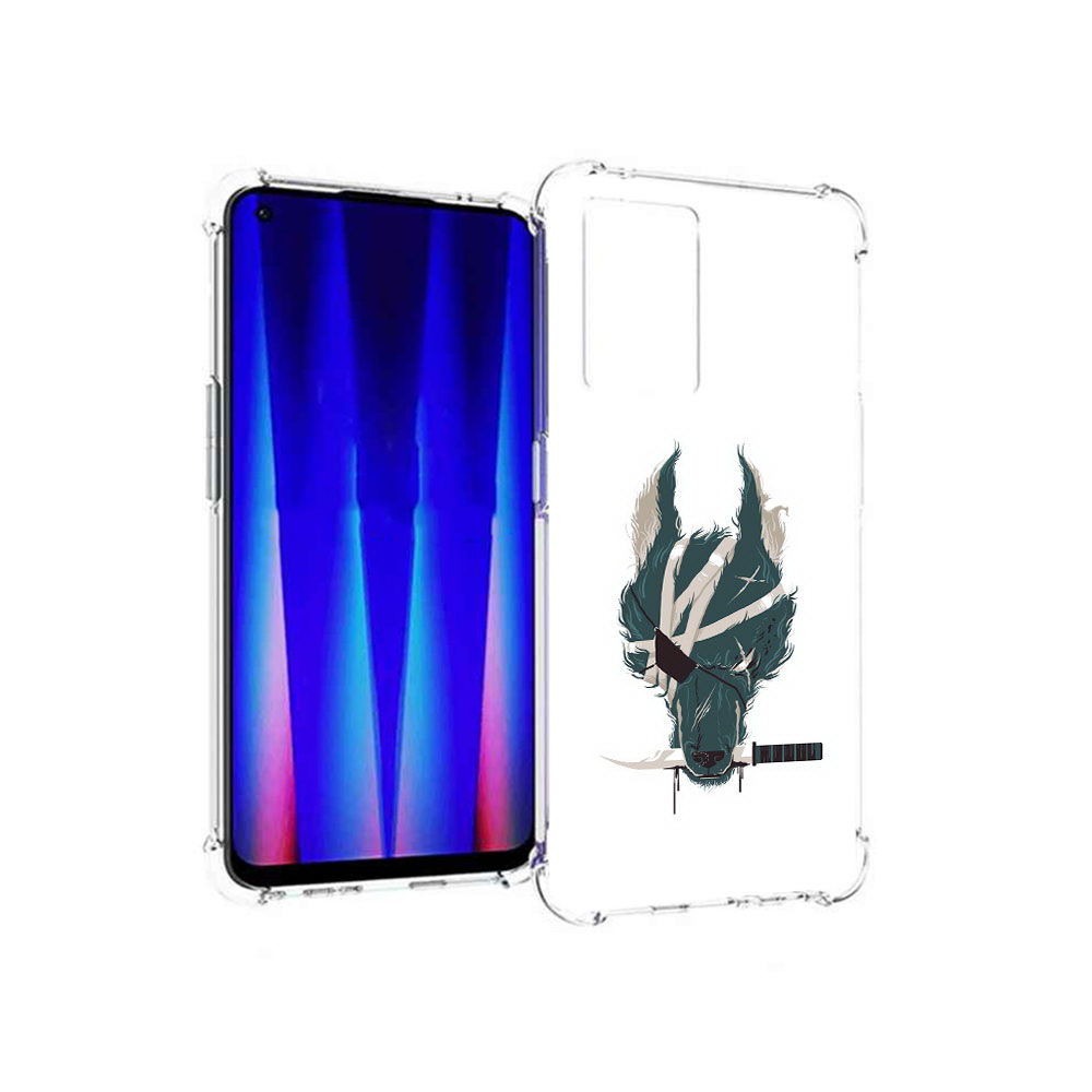 

Чехол MyPads Tocco для OnePlus Nord CE 5G волк-разбойник, Прозрачный, Tocco