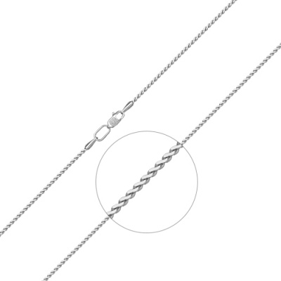 

Цепочка из белого золота р. 50 PLATINA jewelry 21-0138-060-1120-17, 21-0138-060-1120-17