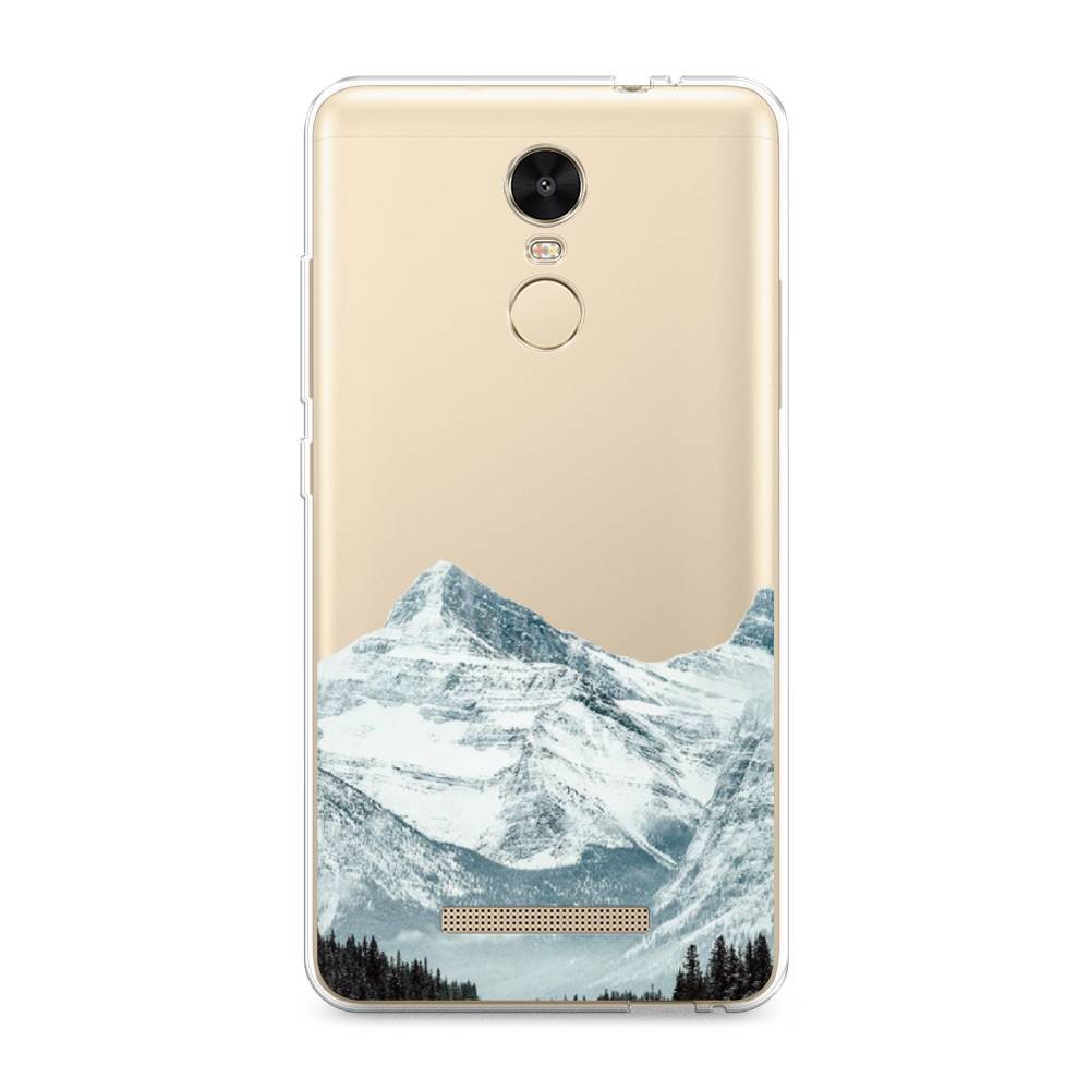 

Чехол на Xiaomi Redmi Note 3/Note 3 Pro "Горы арт 1", Белый;зеленый, 31750-2