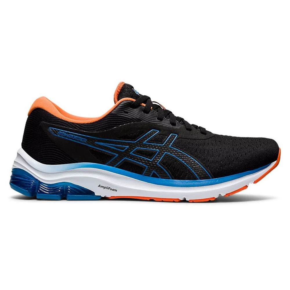 фото Кроссовки мужские asics pulse 1011a844 черные 12 us