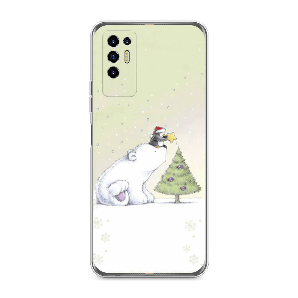

Чехол для Tecno Pova 2 "Украшение елки", Белый;бежевый, 300550-5