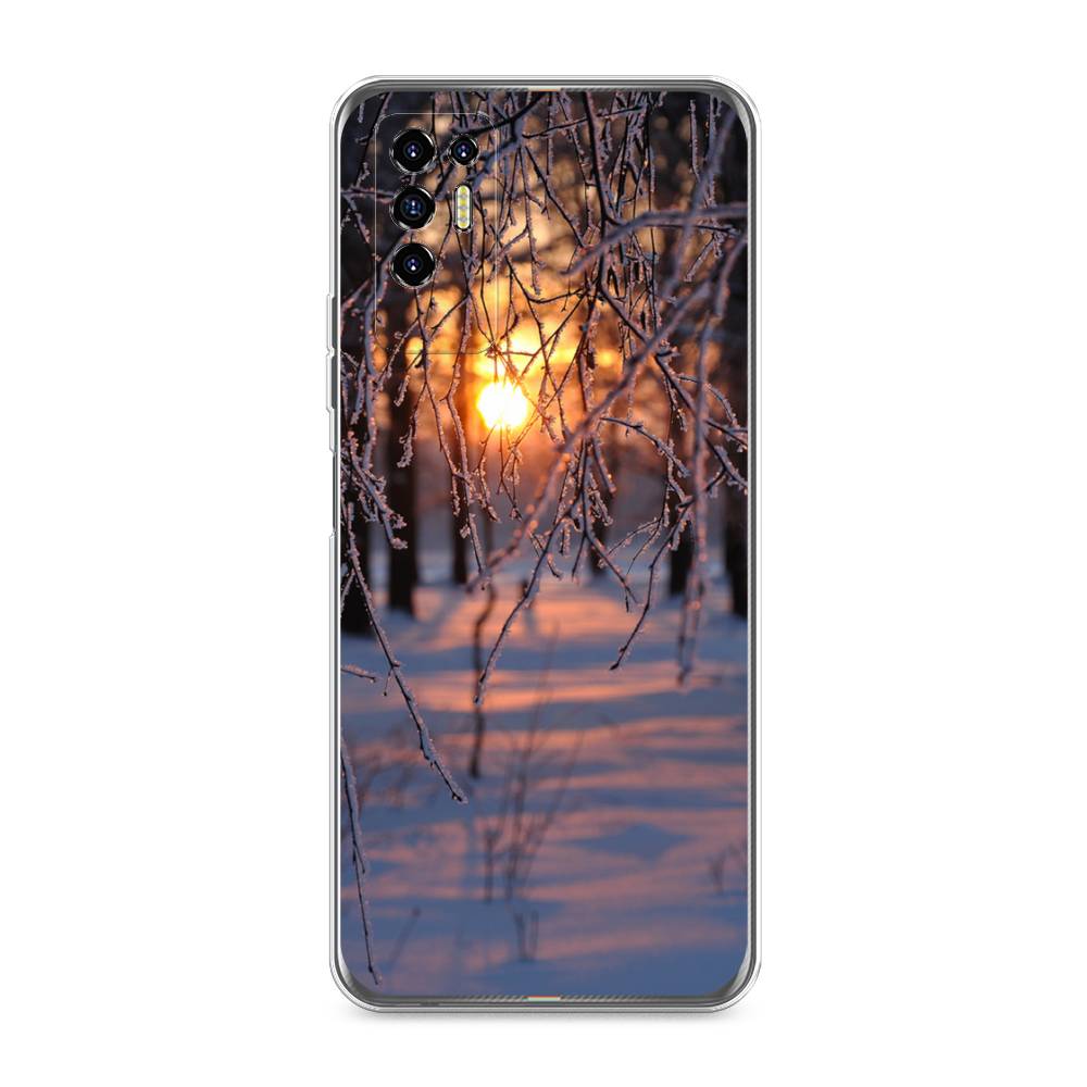 

Чехол для Tecno Pova 2 "Зима 7", Оранжевый;розовый;черный, 300550-2