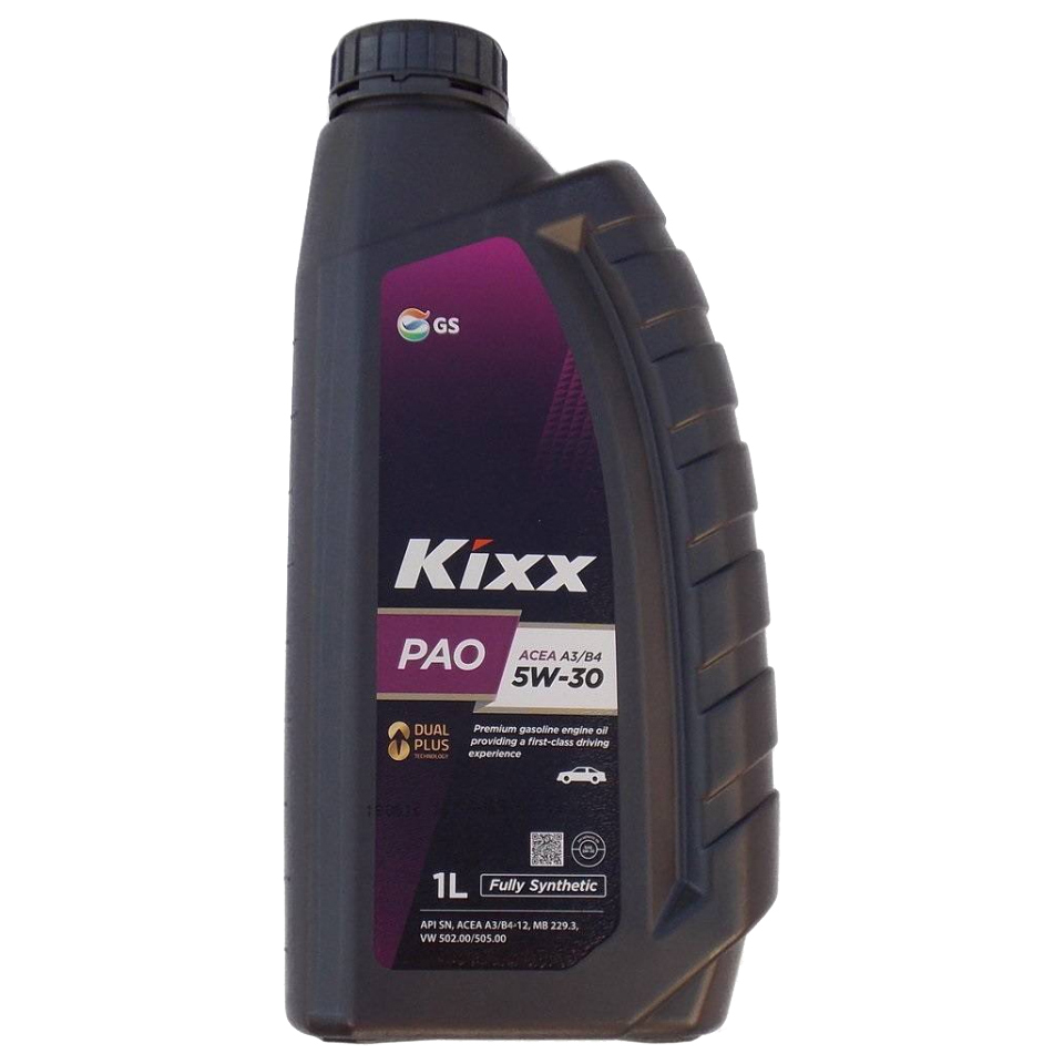 Моторное масло Kixx синтетическое Pao А3/В4 5W30 1л