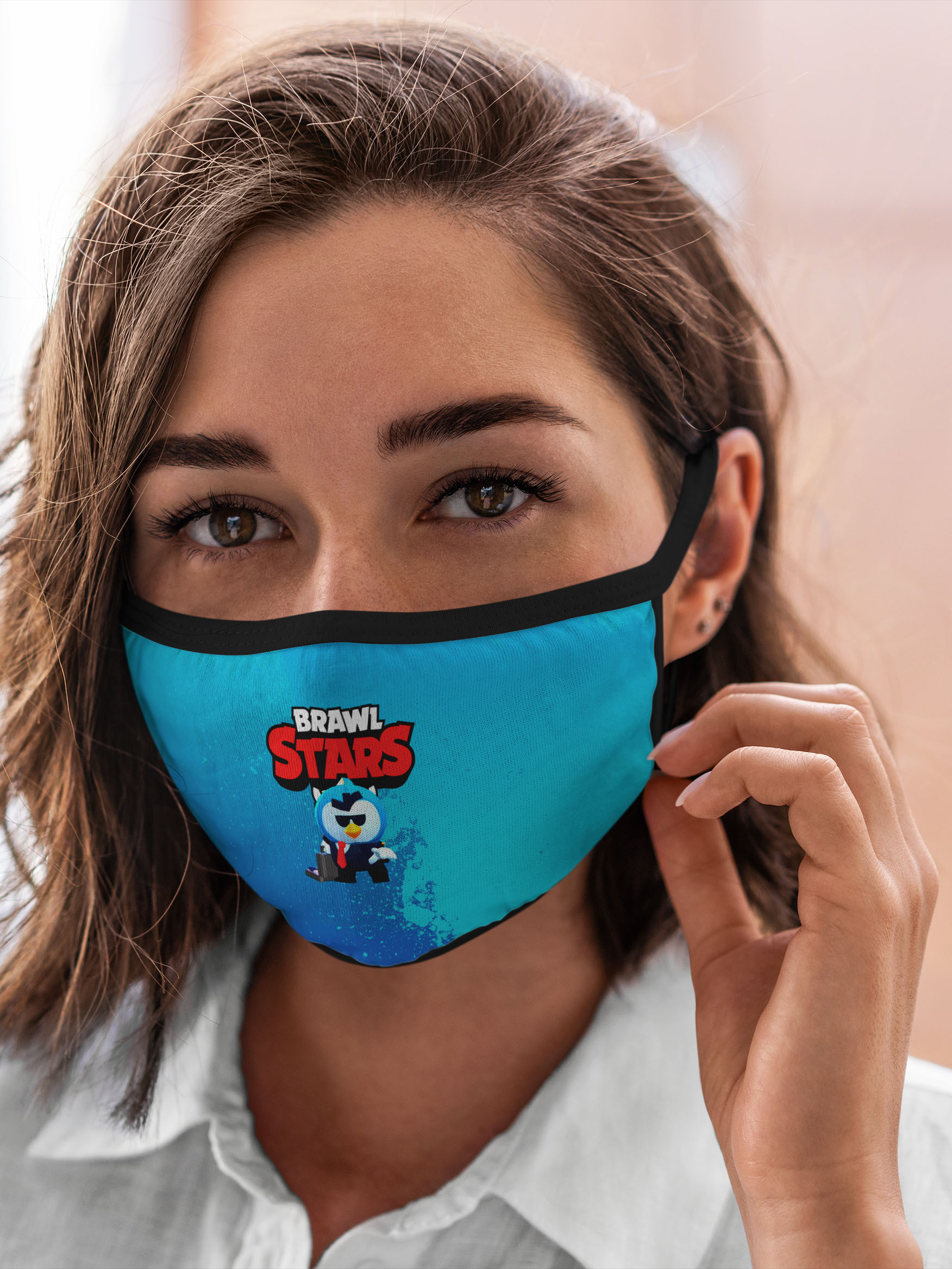 

Многоразовая маска унисекс Burnettie Brawl Stars Mr.P, Разноцветный, Brawl Stars Mr.P