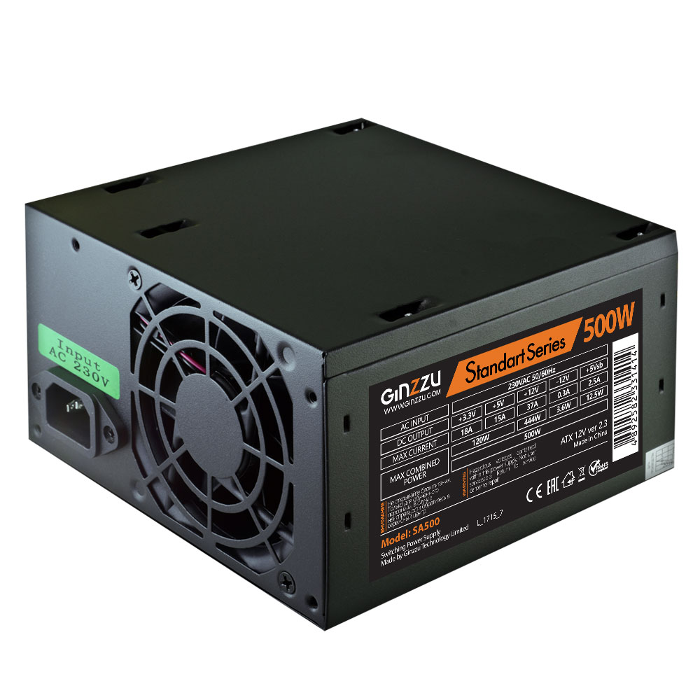 

Блок питания Ginzzu SA500 500W (17486), SA500
