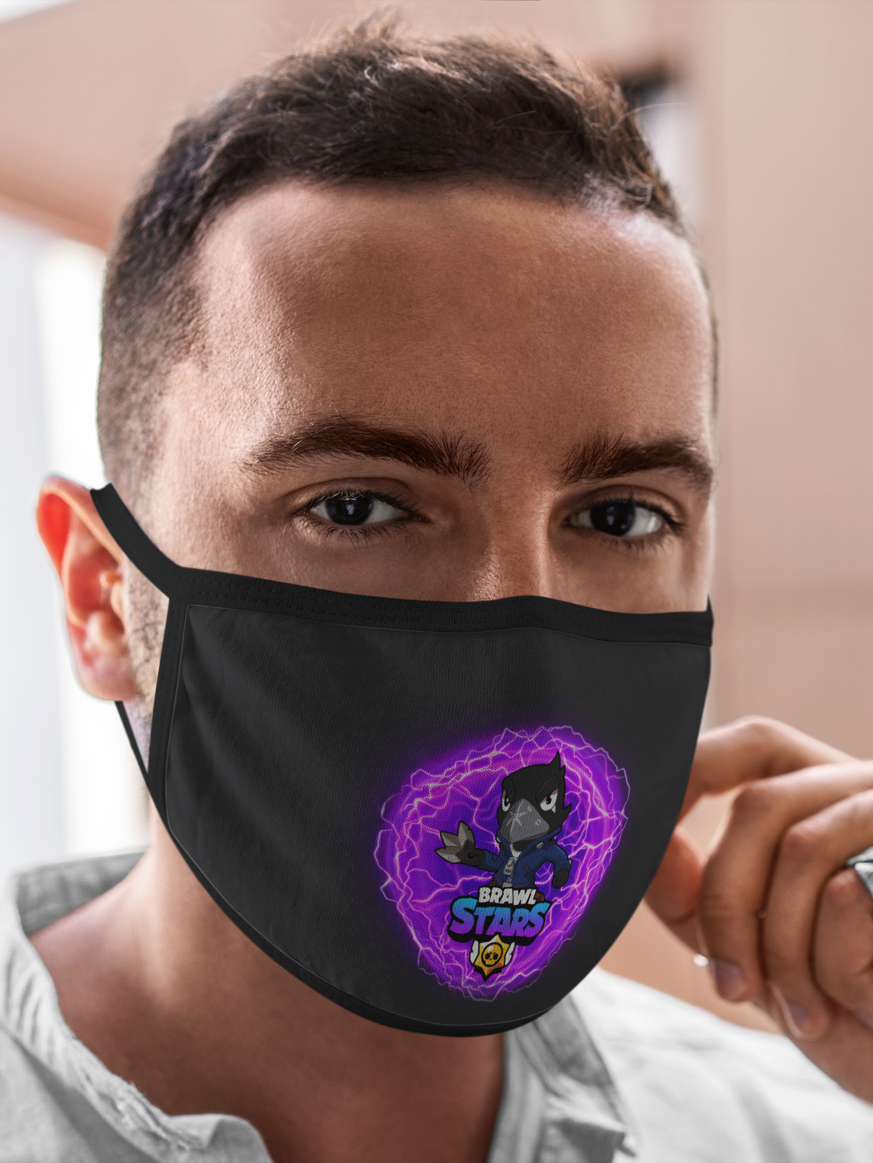 

Многоразовая маска унисекс Burnettie Brawl Stars Crow, Разноцветный, Brawl Stars Crow