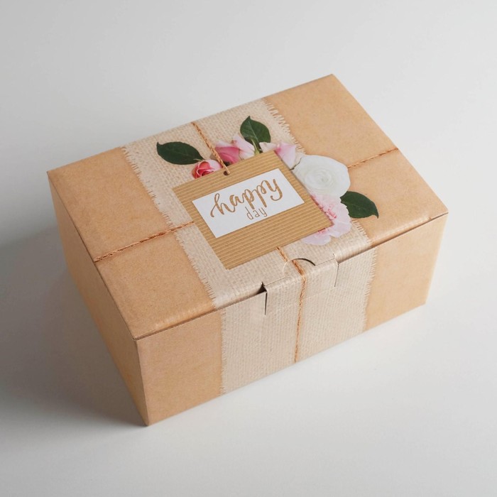 

Коробкапенал Дарите счастье Happy day 22 x 15 x 10 см, Бежевый