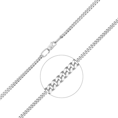 

Цепочка из белого золота 50 см PLATINA jewelry 21-0111-080-1120-17, 21-0111-080-1120-17