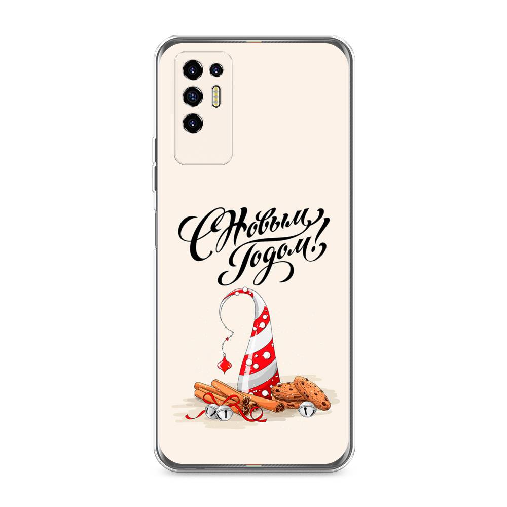 

Чехол для Tecno Pova 2 "Подарки на Новый Год", Бежевый;красный;черный, 300550-5