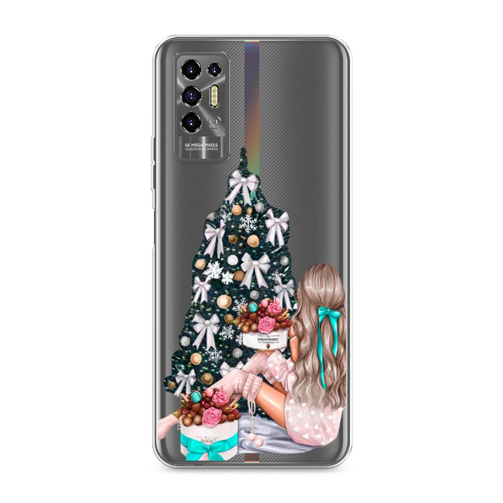 

Чехол для Tecno Pova 2 "New Year", Зеленый;бежевый;голубой, 300550-5