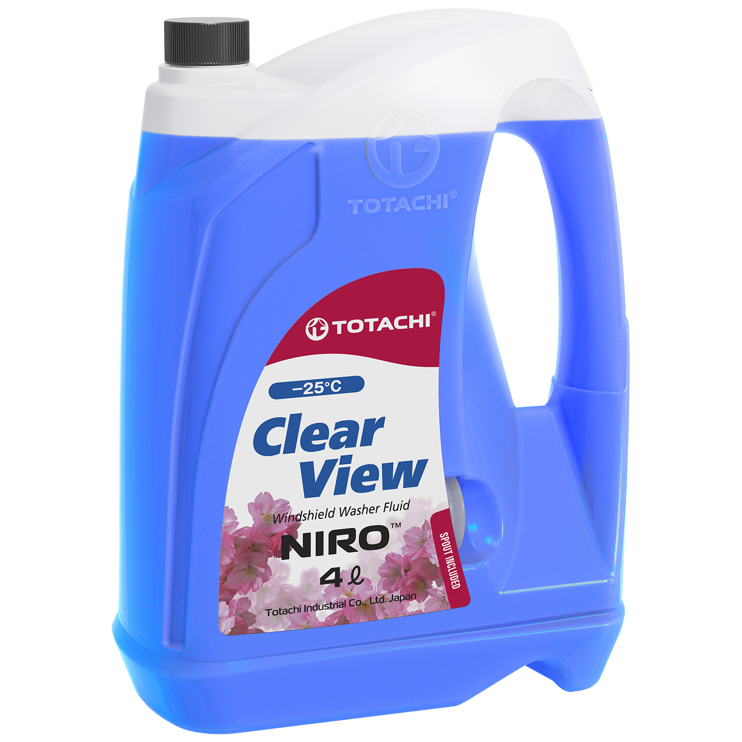 фото Жидкость стеклоомывателя totachi niro clear view -25°с 4л 31804