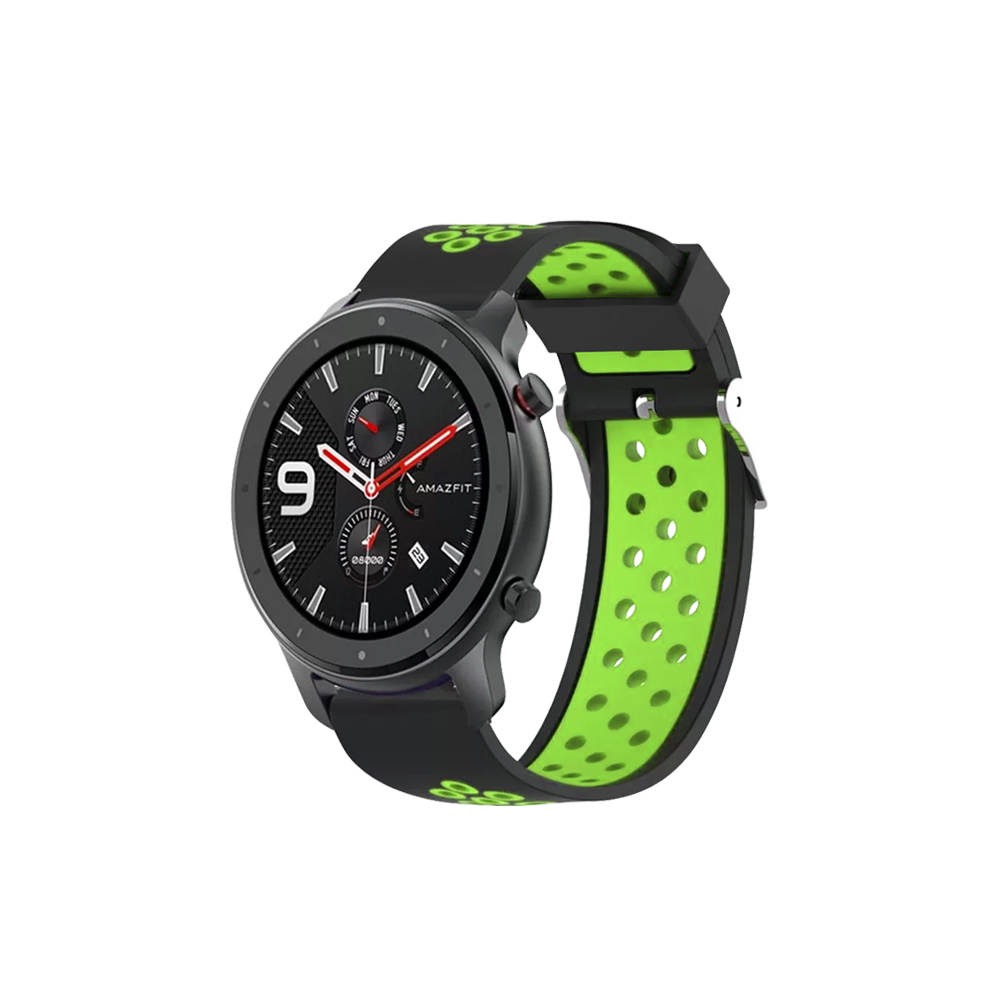 Ремещок DF для 22 мм xiSportBand-03 black/green